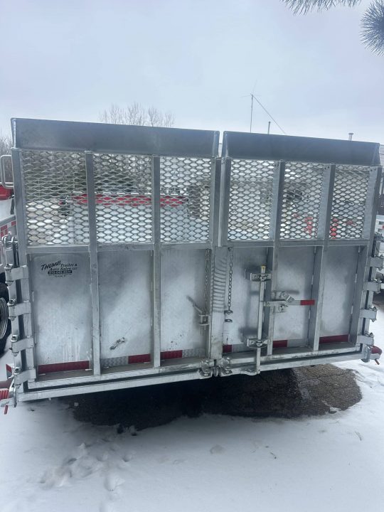 New 2026 82x16 N & N 15 K Dump Trailer With Combo gates and hydraulic jack