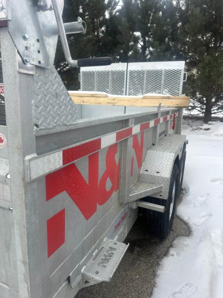 New 2026 82x16 N & N 15 K Dump Trailer With Combo gates and hydraulic jack