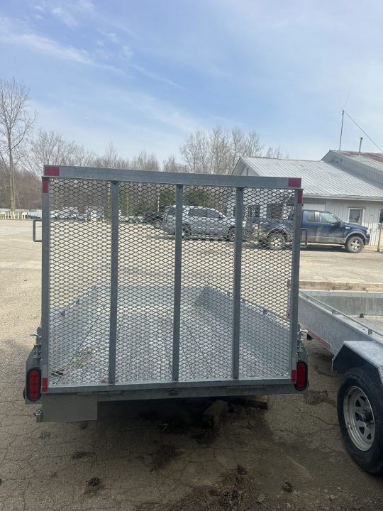 New 5 x10 Thumb Trailer Galvanized Solid Side Utility Trailer