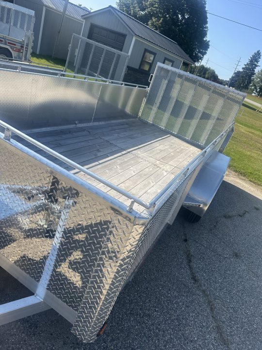 New 80X16 TANDEM AXLE SOLID SIDE THUMB TRAILER WITH HIGH SIDES