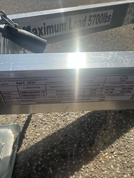 New 80X16 TANDEM AXLE SOLID SIDE THUMB TRAILER WITH HIGH SIDES