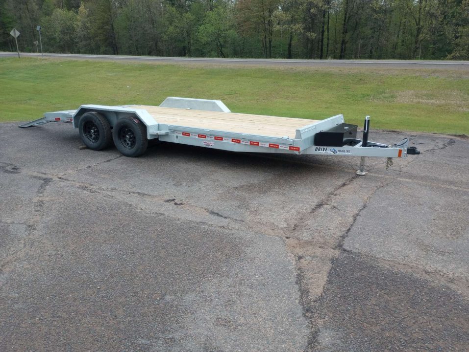 New 2026 Drive Trailers 7K 18'x82" Galvanized Car Hauler