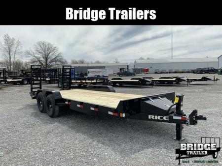 New 2026 Rice Trailers FMEHR8220 (82" X 20') 14K Magnum Equipment Trailer