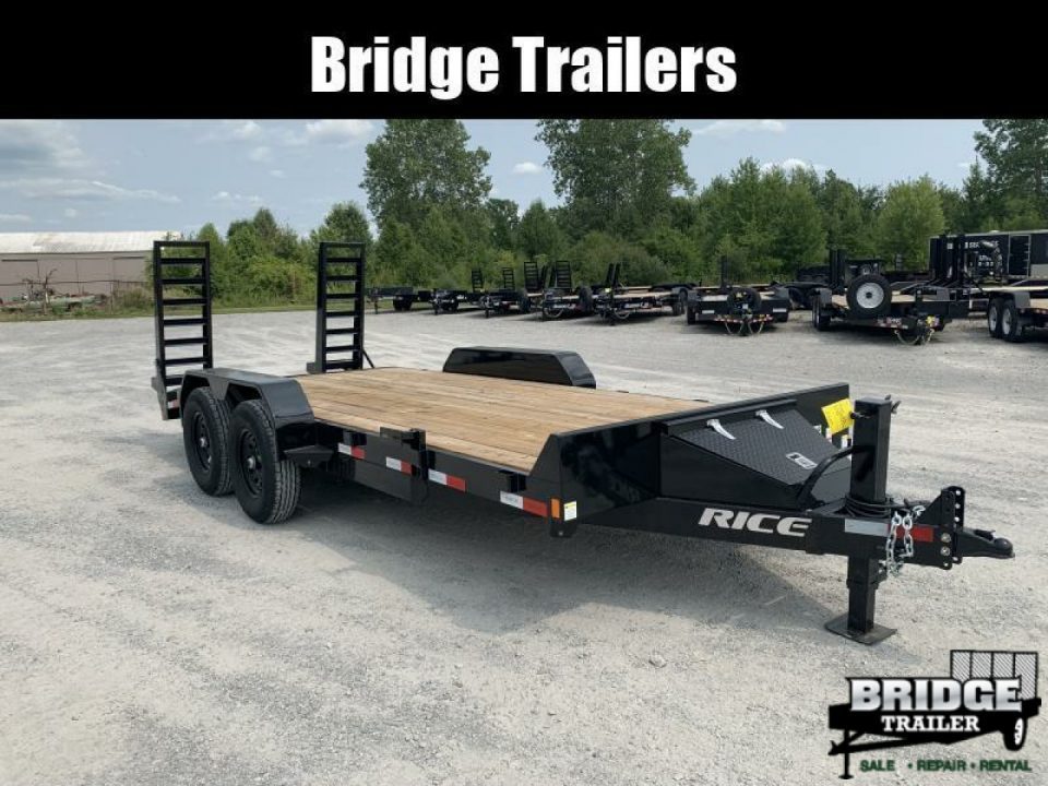 New 2026 Rice Trailers FMEHR8218 (82" X 18') 14K Magnum Equipment Trailer