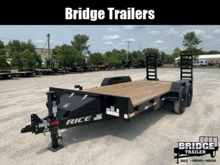 New 2026 Rice Trailers FMEHR8218 (82  X 18') 14K Magnum Equipment Trailer