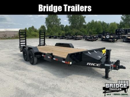 New 2026 Rice Trailers FMEHR8218 (82" X 18') 14K Magnum Equipment Trailer