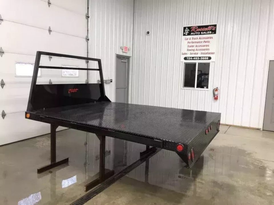 New Cadet Truck Bodies Bronco SRW Longbed Flatbed 8' SRW Truck Bed