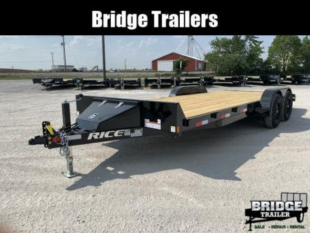 New 2026 Rice Trailers FMCMR8222 (82  X 20' +2') 9.9K Magnum Car Hauler / Racing Trailer