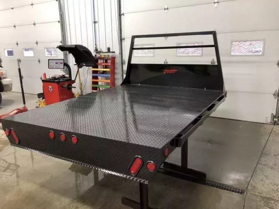New Cadet Truck Bodies Bronco SRW Longbed Flatbed 8' SRW Truck Bed