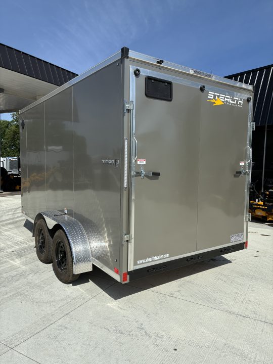New 2026 Stealth 7x14 Stealth Titan Heavy Duty Steel Frame Enclosed Cargo Trailer
