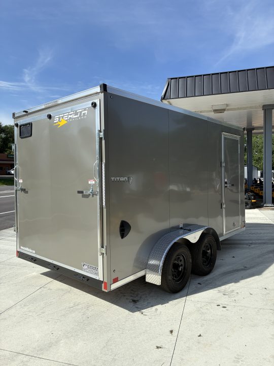 New 2026 Stealth 7x14 Stealth Titan Heavy Duty Steel Frame Enclosed Cargo Trailer
