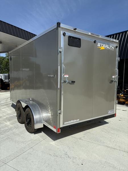 New 2026 Stealth 7x14 Stealth Titan Heavy Duty Steel Frame Enclosed Cargo Trailer