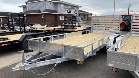 New 2027 Quality Steel and Aluminum 7x18 Utility Trailer