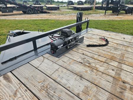 Used 2025 Lamar 102X26 TANDEM DECKOVER TILT W/8K AXLES 12K WINCH & HYDROJACKS