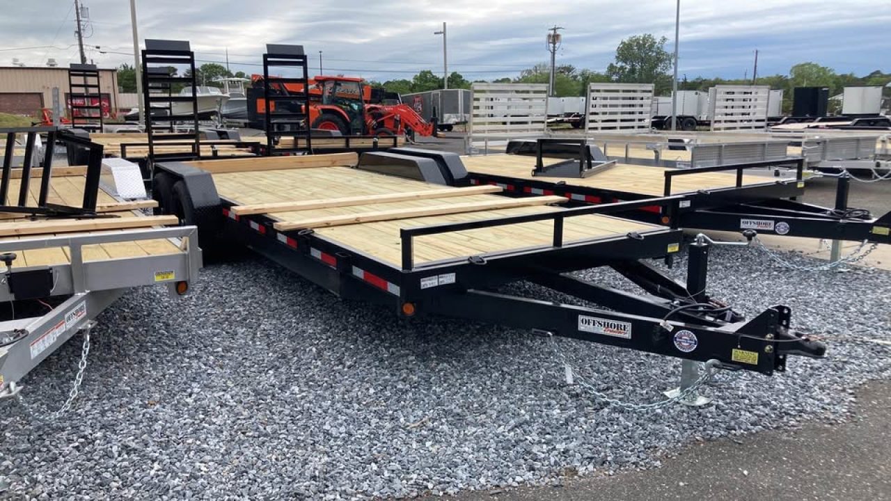 New 2027 Quality Steel and Aluminum 20 Equipment Trailer