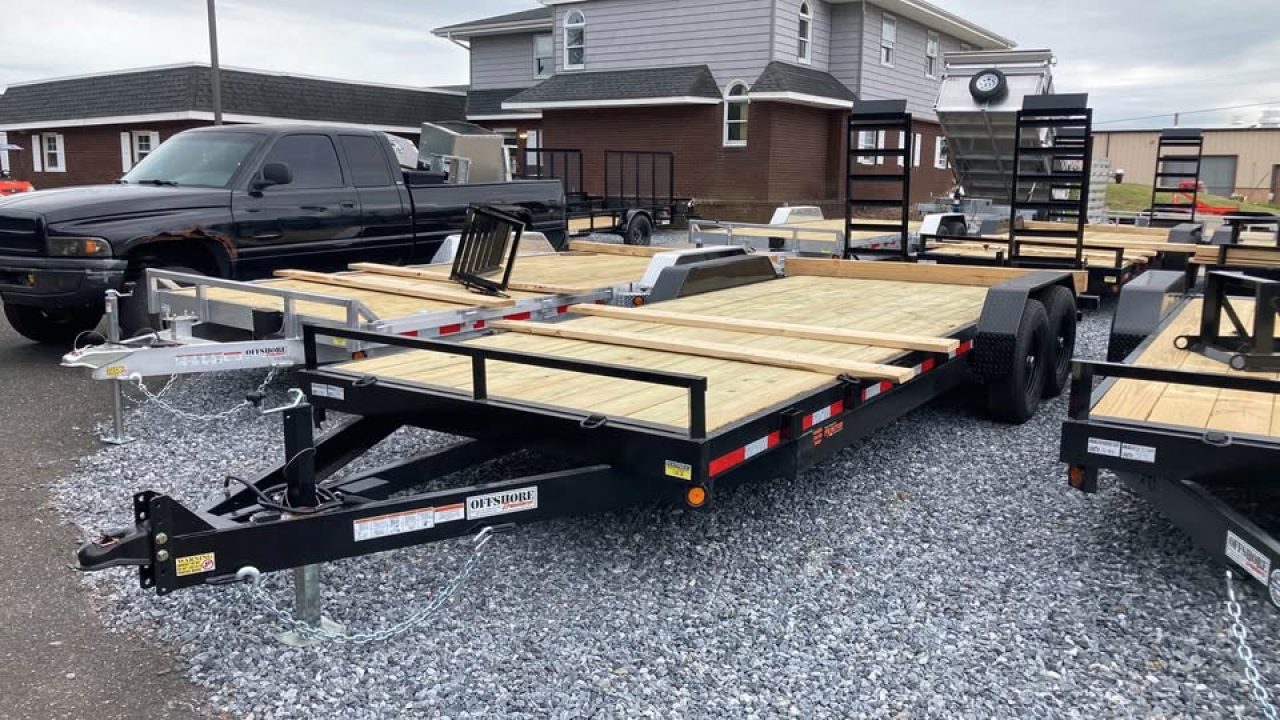New 2027 Quality Steel and Aluminum 20 Equipment Trailer