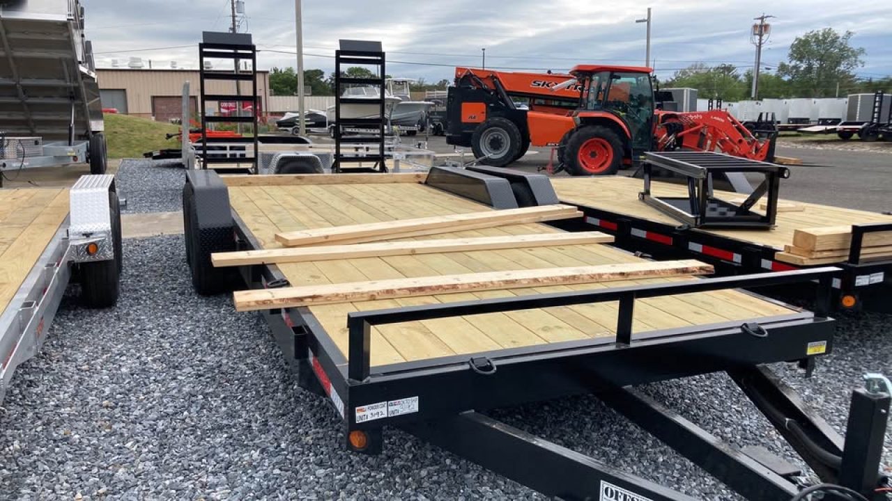 New 2027 Quality Steel and Aluminum 20 Equipment Trailer