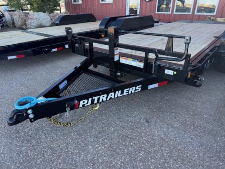 New 2026 PJ Trailers T6 22FT Tilt Equipment Trailer - 14K- 16FT tilt deck