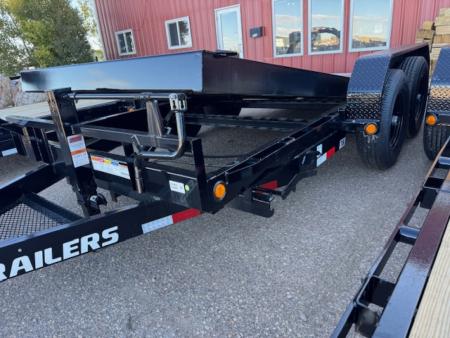 New 2027 PJ Trailers T6 16' Tilt Trailer- 14K- Full Deck Tilt