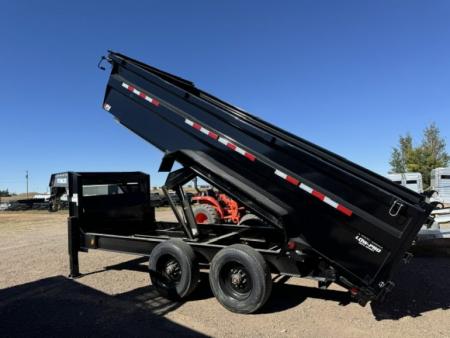New 2027 PJ DE 16' HD 24k Dump Trailer- Goose Neck-Hydraulic Jacks