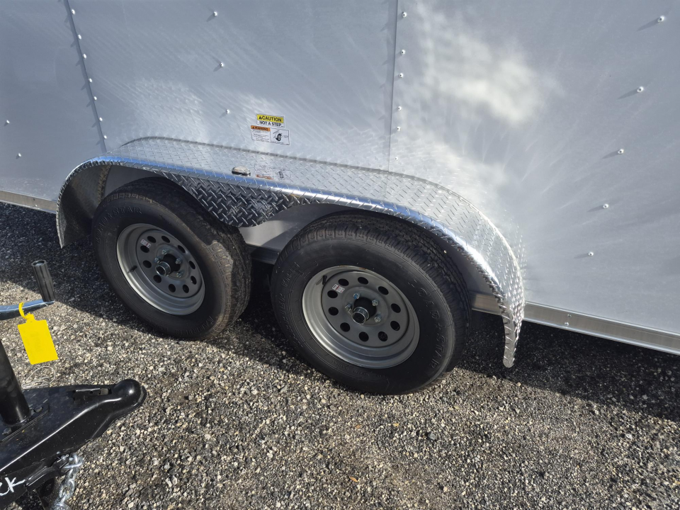 New 2026 Cargo Craft 7x16 Tandem Axle Enclosed Trailer | White Cargo Trailer