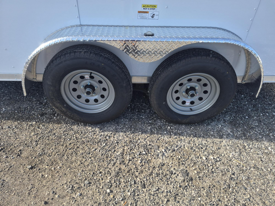 New 2026 Cargo Craft 7x16 Tandem Axle Enclosed Trailer | White Cargo Trailer