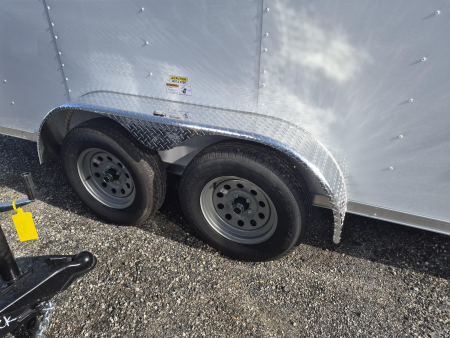New 2026 Cargo Craft 7x16 Tandem Axle Enclosed Trailer | White Cargo Trailer