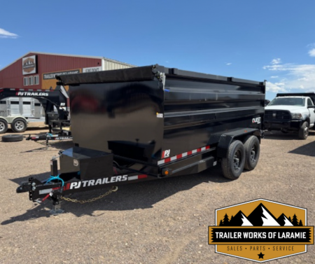 New 2026 PJ D7 DUMP TRAILER 7X14- 14K BP- 4FT Sides