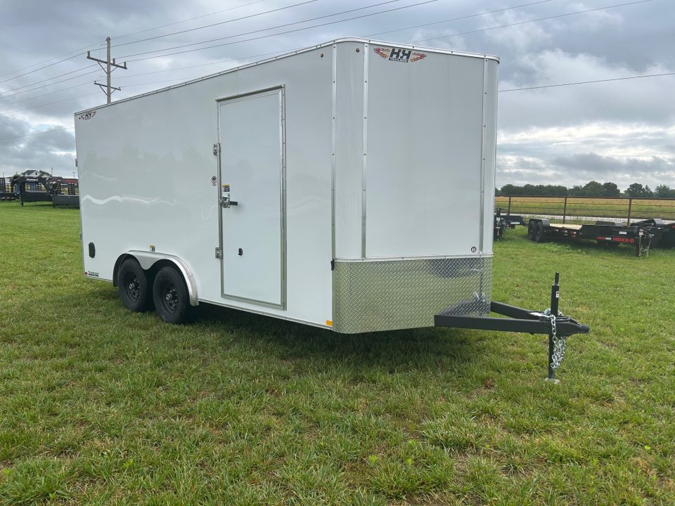 New 2026 H&H 8x16 Tandem 10K Cargo w/ Ramp Door & 7' Interior Height