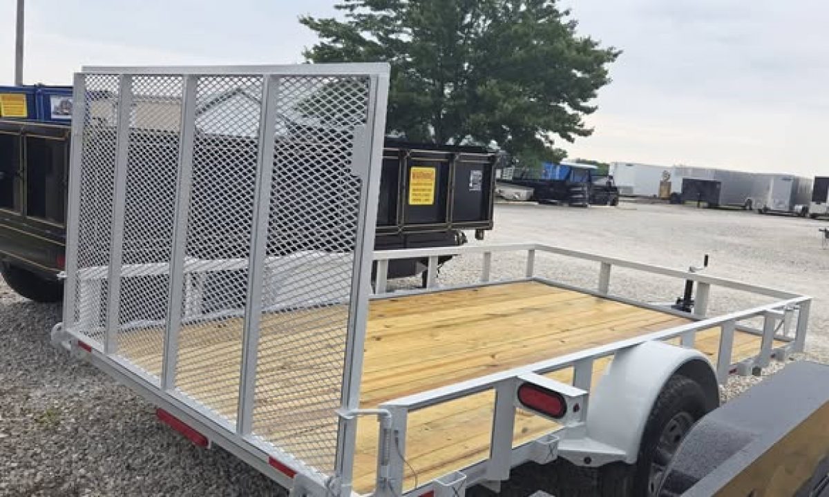 New 2027 Maxwell 83X12 Railed Utility Trailer