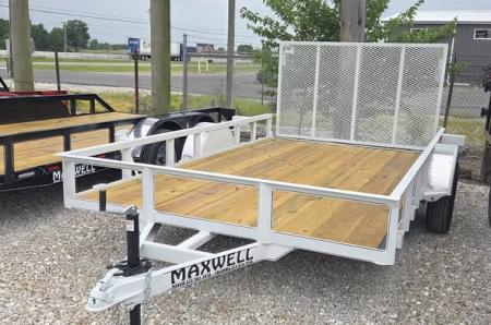 New 2027 Maxwell 83X12 Railed Utility Trailer