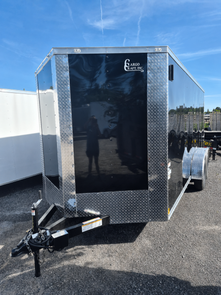 New 2026 Cargo Craft 7x16 Tandem Axle Enclosed Trailer | Black Cargo Trailer
