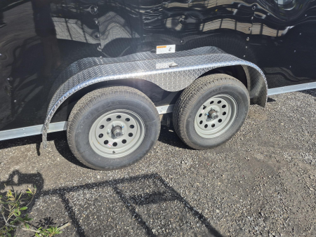 New 2026 Cargo Craft 7x16 Tandem Axle Enclosed Trailer | Black Cargo Trailer
