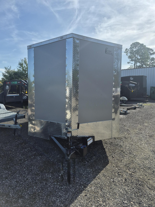 New Cargo Craft 7x16 Tandem Axle Enclosed Trailer | Silver Cargo Trailer