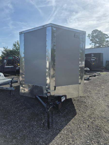 New Cargo Craft 7x16 Tandem Axle Enclosed Trailer | Silver Cargo Trailer