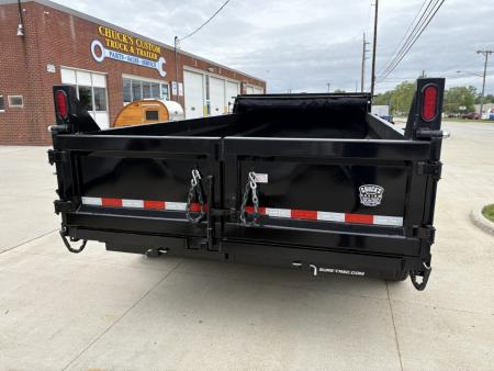 New 2026 Sure-Trac 82 IN x 14 HD Low Profile Dump Trailer 14K Telescopic W/HYDRAULIC JACK Dump Trailer
