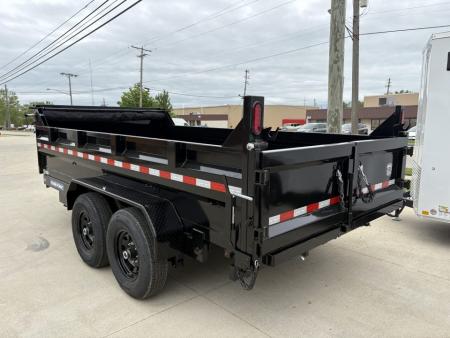 New 2026 Sure-Trac 82 IN x 14 HD Low Profile Dump Trailer 14K Telescopic W/HYDRAULIC JACK Dump Trailer