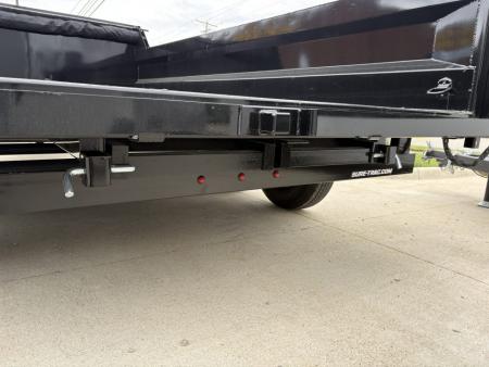 New 2026 Sure-Trac 82 IN x 14 HD Low Profile Dump Trailer 14K Telescopic W/HYDRAULIC JACK Dump Trailer