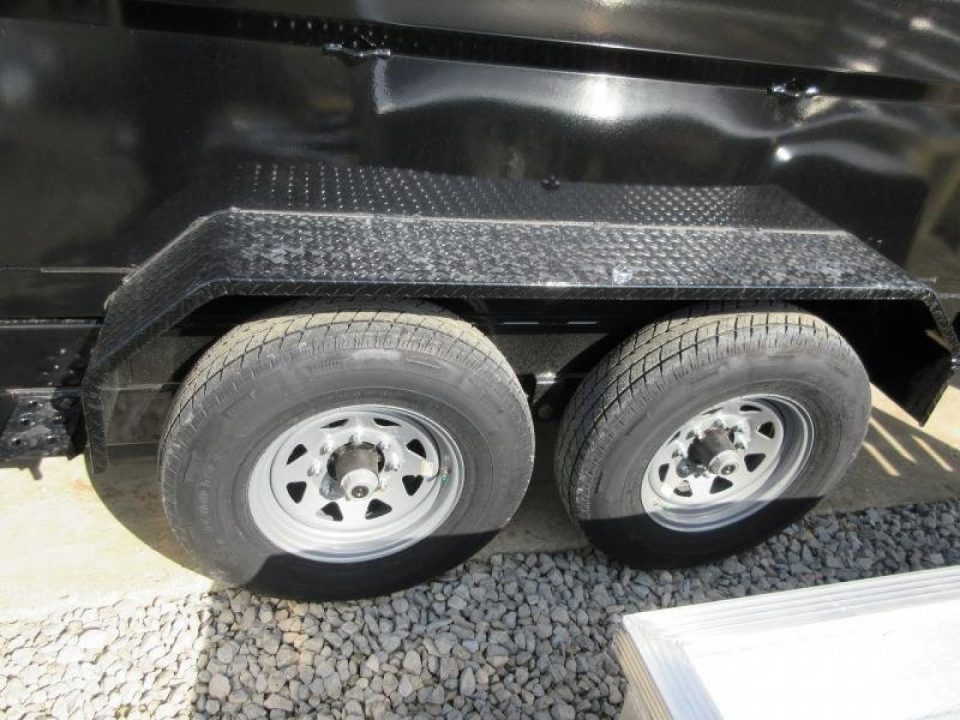 New 2026 Sure-Trac 82 IN x 14 HD Low Profile Dump Trailer w/ 4 Ft. Sides 14K Telescopic Dump Trailer