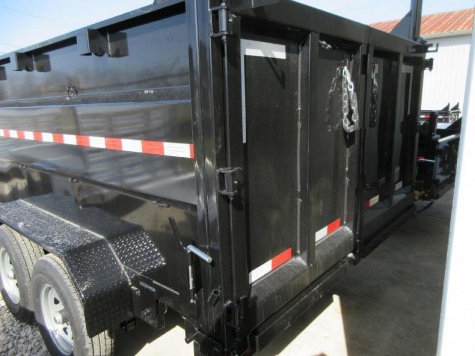 New 2026 Sure-Trac 82 IN x 14 HD Low Profile Dump Trailer w/ 4 Ft. Sides 14K Telescopic Dump Trailer