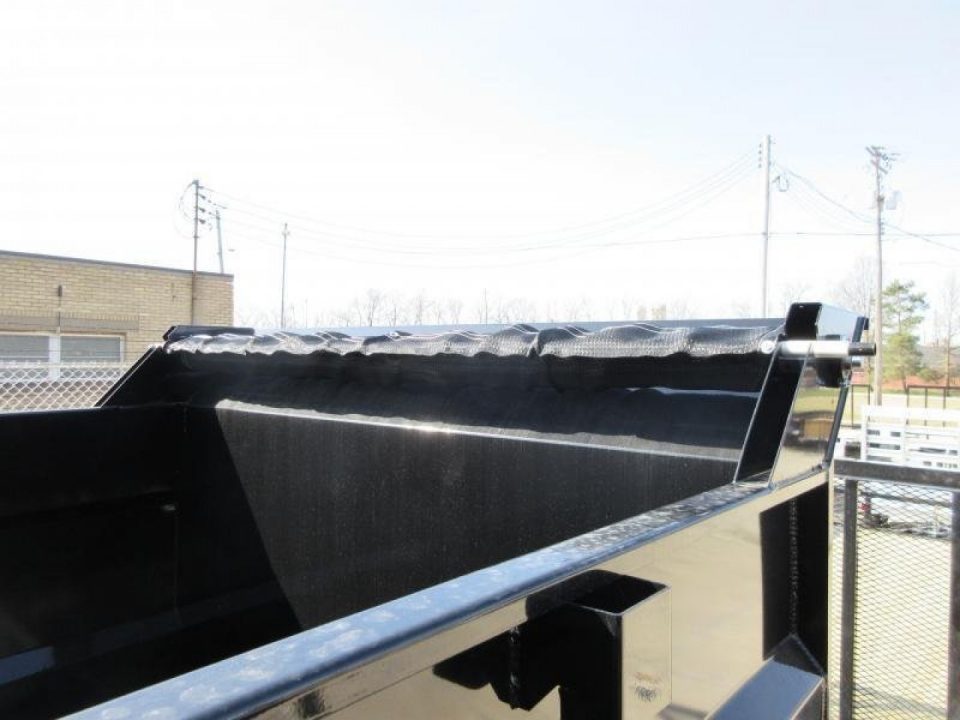 New 2026 Sure-Trac 82 IN x 14 HD Low Profile Dump Trailer w/ 4 Ft. Sides 14K Telescopic Dump Trailer
