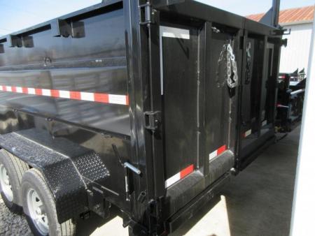 New 2026 Sure-Trac 82 IN x 14 HD Low Profile Dump Trailer w/ 4 Ft. Sides 14K Telescopic Dump Trailer