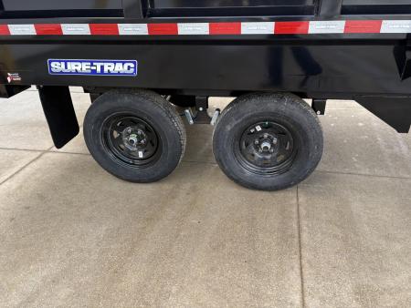New 2026 Sure-Trac 6 X 10 SD Deckover Dump Trailer 7K Single Ram Dump Trailer