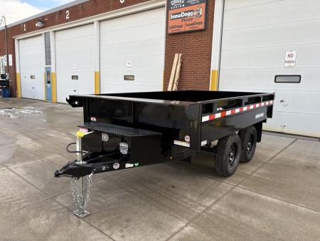 New 2026 Sure-Trac 6 X 10 SD Deckover Dump Trailer 7K Single Ram Dump Trailer