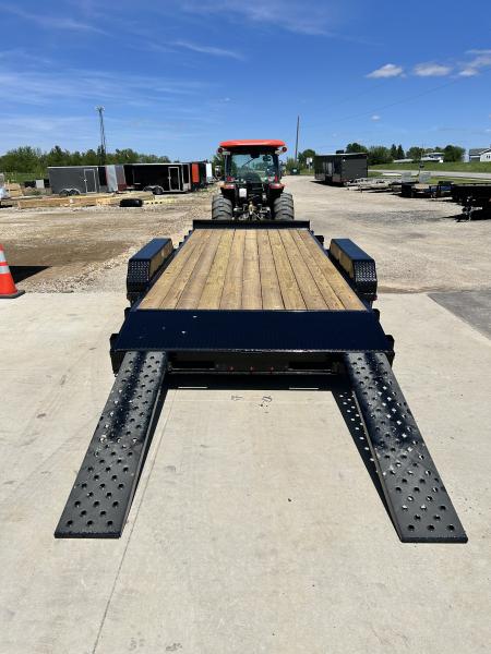 New 2026 H&H Trailers 82"X18' 7k gvwr Slide-Out ramps Car / Racing Trailer