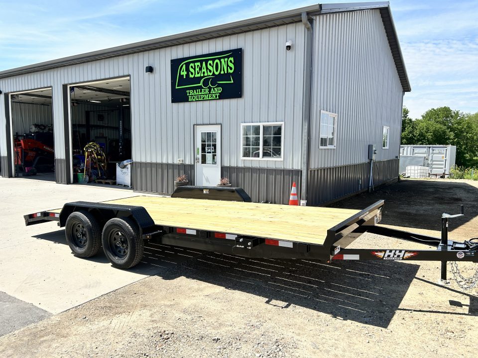 New 2026 H&H Trailers 82"X20' 7k gvwr Slide-Out ramps Car / Racing Trailer