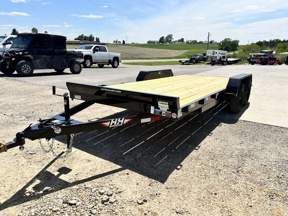 New 2026 H&H Trailers 82"X20' 7k gvwr Slide-Out ramps Car / Racing Trailer
