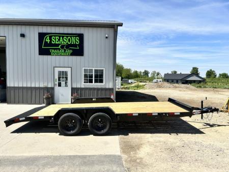 New 2026 H&H Trailers 82"X20' 7k gvwr Slide-Out ramps Car / Racing Trailer