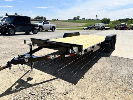 New 2026 H&H Trailers 82"X20' 7k gvwr Slide-Out ramps Car / Racing Trailer