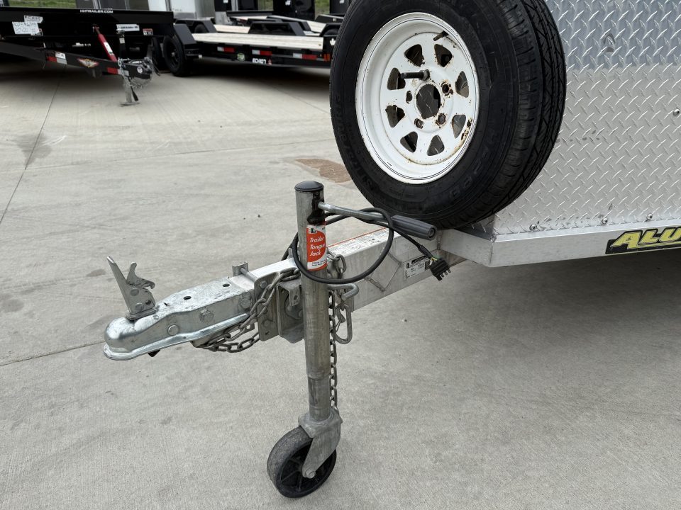 Used Like New 2020 Aluma ALL ALUMINUM 5"x10' flatbed tilt and aluminum wheels EXCELLENT Condition